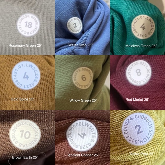 **UPDATED** Lululemon ALIGN Size Dot Color Codes! - Picture 10 of 13